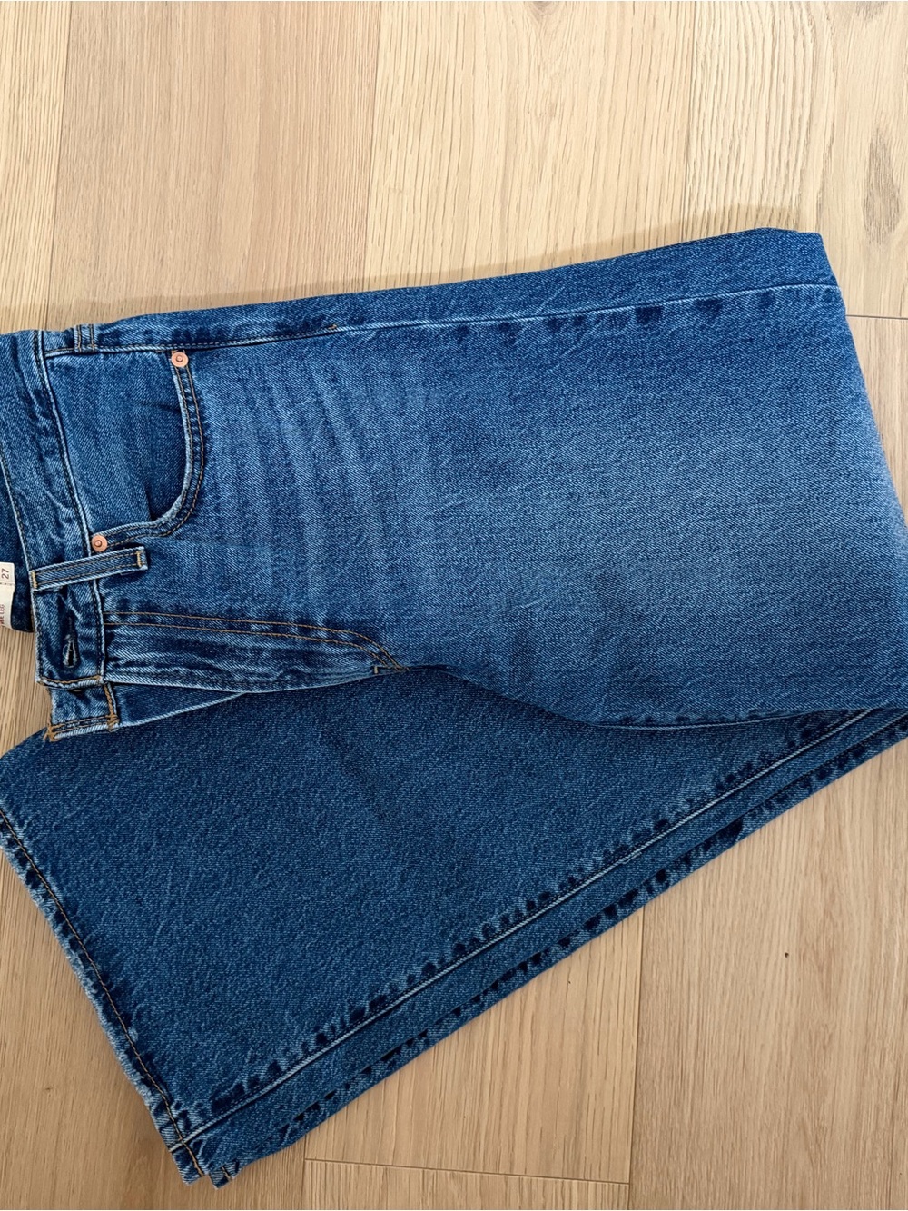 Levi's Women's Dark Blue Wide Leg Jeans